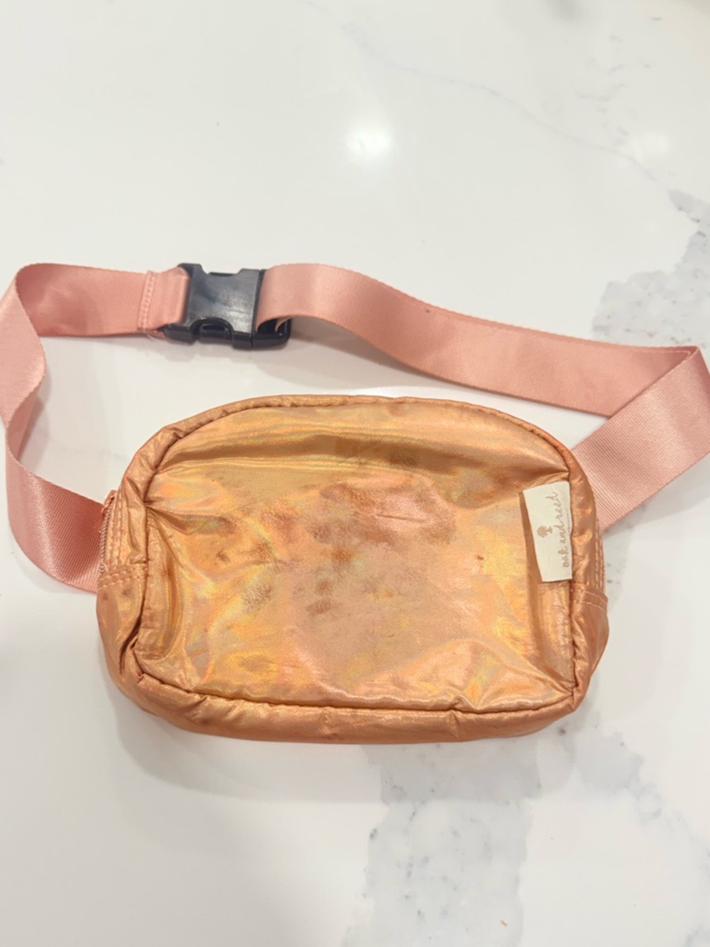 Oak and Reed Rose gold belt bag
